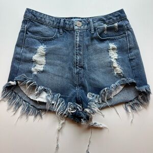 Show me your mumu- mumu blue Jean Short